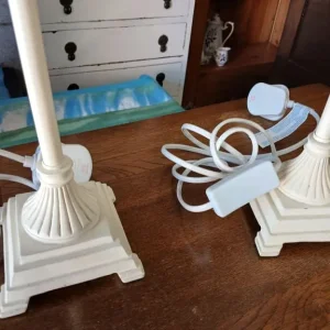 Pair Of Tall Table Lamps - Image 2