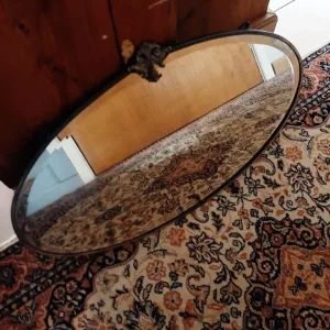 Antique bevelled mirror - Image 4
