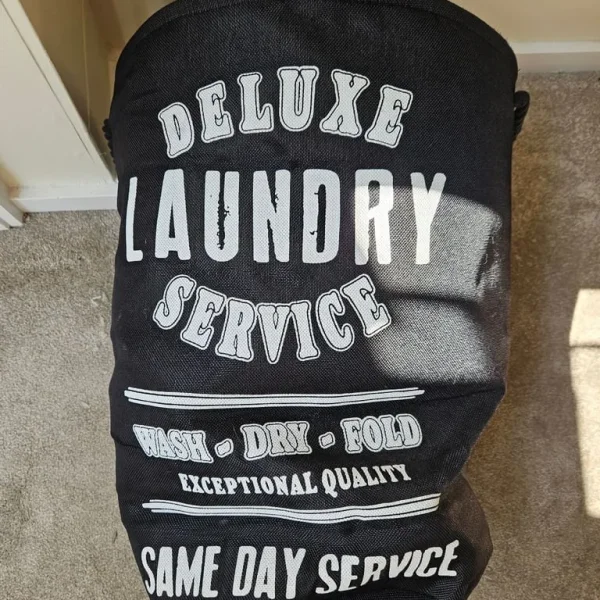 Black washing basket