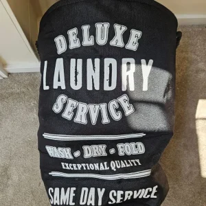 Black washing basket