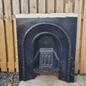 Cast iron fireplace