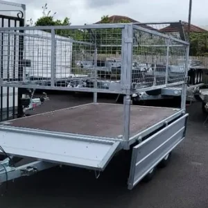 8.2ft x 5ft Twin Axle Dropside Trailer with 60cm Mesh, 750kg MAM - Image 2