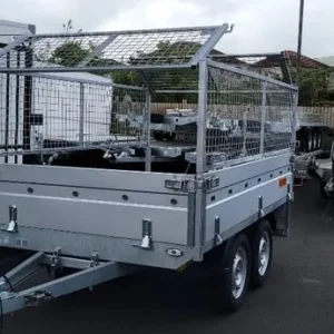 8.2ft x 5ft Twin Axle Dropside Trailer with 60cm Mesh, 750kg MAM - Image 4