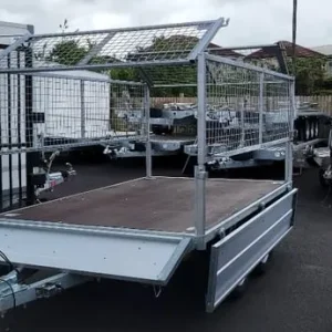 8.2ft x 5ft Twin Axle Dropside Trailer with 60cm Mesh, 750kg MAM - Image 5