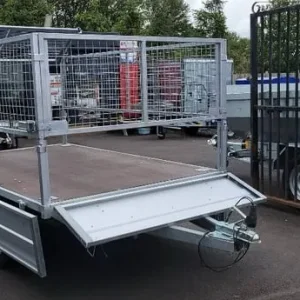 8.2ft x 5ft Twin Axle Dropside Trailer with 60cm Mesh, 750kg MAM - Image 6