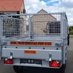 8.2ft x 5ft Twin Axle Dropside Trailer with 60cm Mesh, 750kg MAM - Image 7