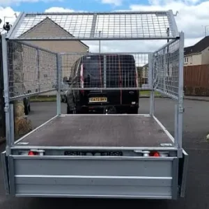 8.2ft x 5ft Twin Axle Dropside Trailer with 60cm Mesh, 750kg MAM - Image 8