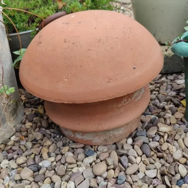 Terracotta Mushroom Chimney Cowl