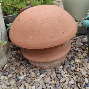 Terracotta Mushroom Chimney Cowl