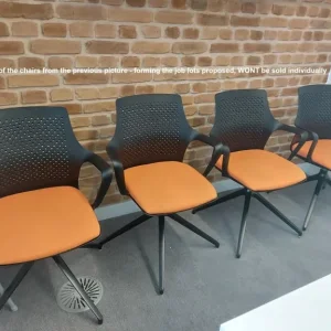 White Office Meeting Room Table and 8 Chairs - Image 3