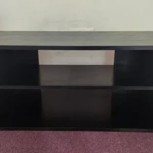 Black Solid TV Unit