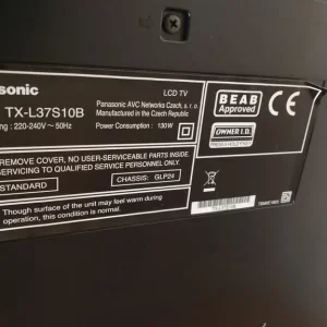 Panasonic LCD TV TX-L37S10B - Image 3