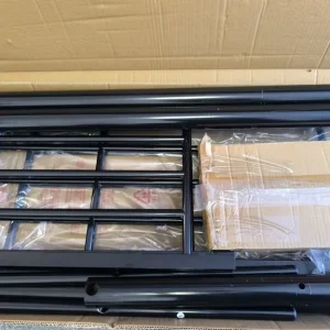 Mid Sleeper Metal Bed Frame in Black - Image 8