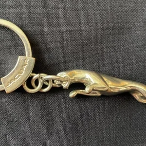 Jaguar 3D Leaper Chrome Keyring