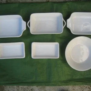 6 Small Oven to Table Cooking Dishes - Image 2