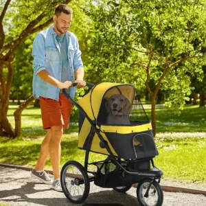 Yellow pet pram - Image 2