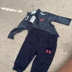 Baby boy first size Under Armour set