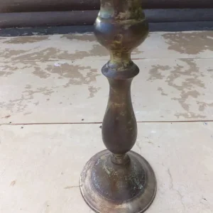 Antique brass candlestick from a presbyterian church - Image 2
