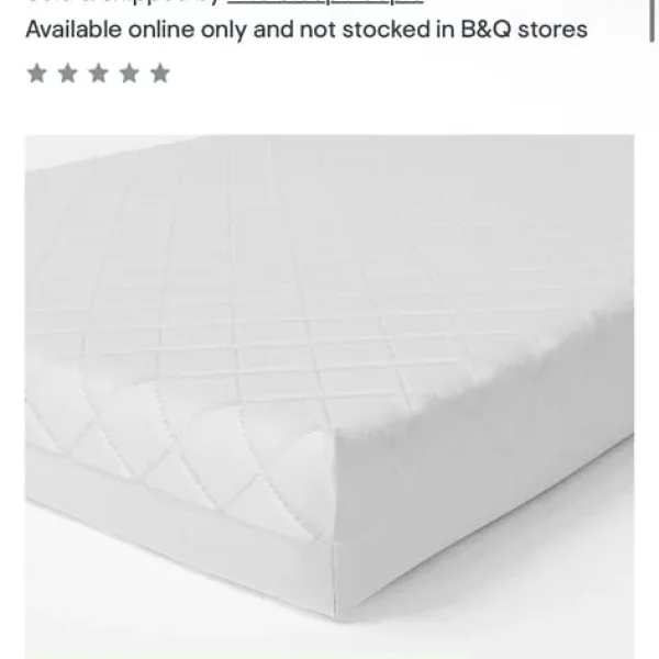 new cot mattress