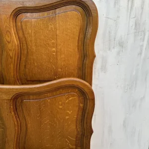 French Louis XV Oak Double Bed Frame – Great Condition - Image 6