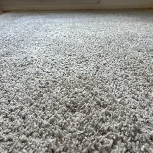 Large beige/cream medium pile rug - Image 2