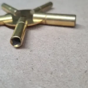 Antique Brass Spider Winding Clock Key Sizes 3 5 7 9 11 and 2 4 6 8 10 - Image 3