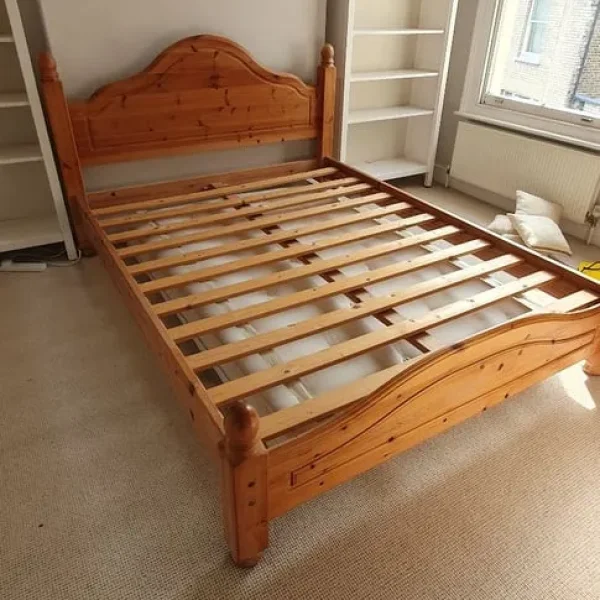 Pine bed frame