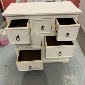 wooden chest of drawers - Image 4