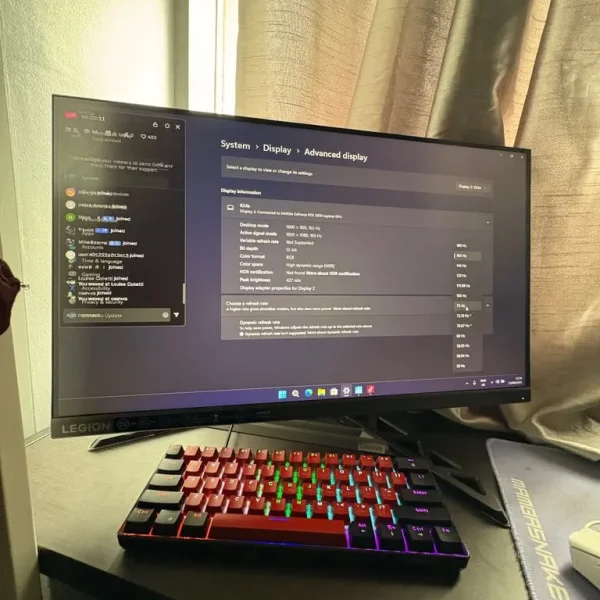 Lenovo Legion R24e 23.8 Inch 180Hz Gaming Monitor