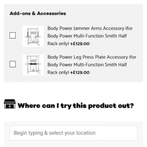 Bodypower multi function smith machine with half rack and dual adjustable pulley - Image 5