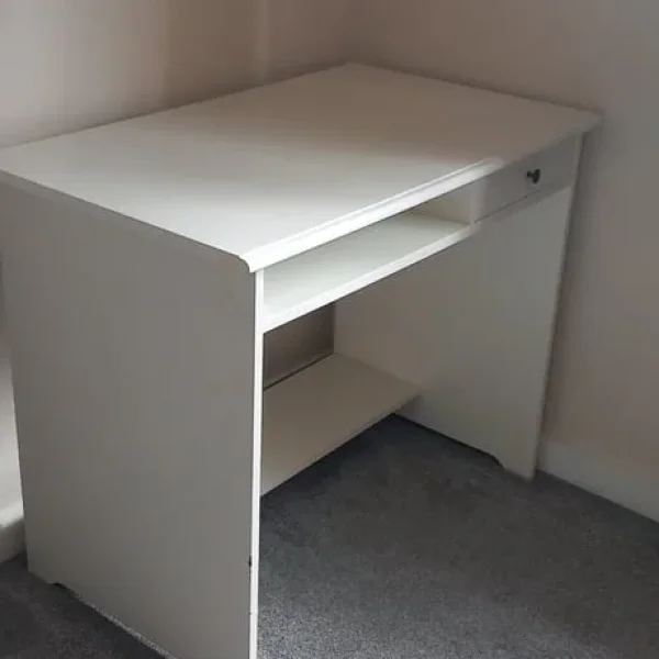 White desk
