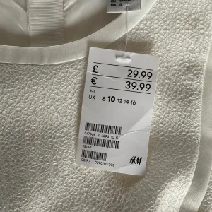 Cream Evening Party Dress From Zara Size 10 Back Zip - Image 5