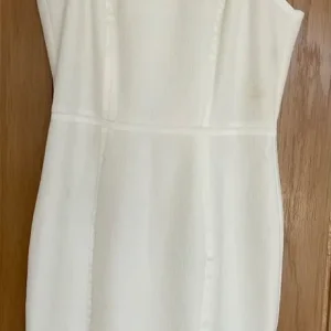 Cream Evening Party Dress From Zara Size 10 Back Zip