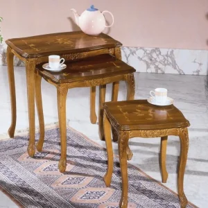 Buell 3-piece coffee table set in walnut