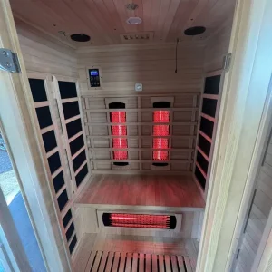 Vidalux 2 Person Infrared Sauna - Image 2