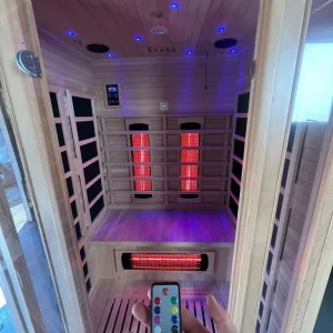 Vidalux 2 Person Infrared Sauna - Image 3