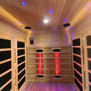 Vidalux 2 Person Infrared Sauna - Image 8