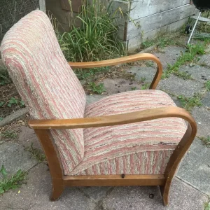 Vintage Continental bentwood armchair recliner art deco - Image 4