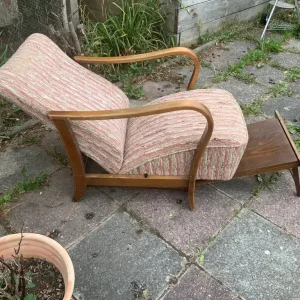 Vintage Continental bentwood armchair recliner art deco - Image 8