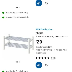 TJUSIG SHOE RACK - Image 2