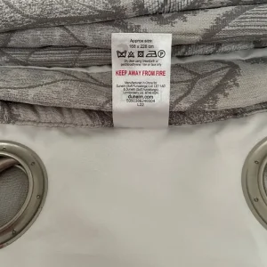 Sherwood Eyelet Silver Lined Curtains - Image 5