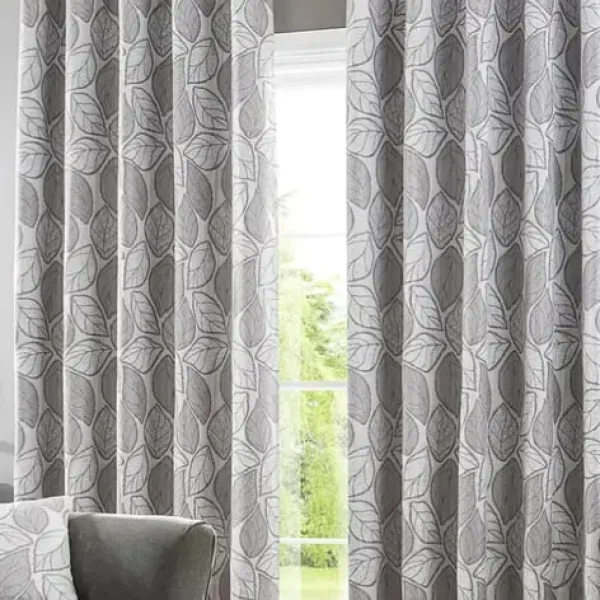 Sherwood Eyelet Silver Lined Curtains