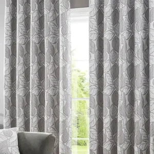 Sherwood Eyelet Silver Lined Curtains