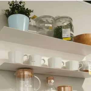 IKEA Botkyrka white metal shelf - Image 2