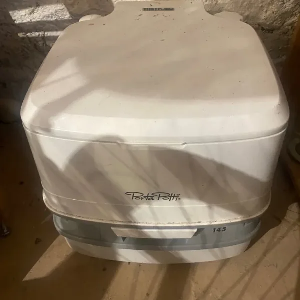 Portable camping toilet
