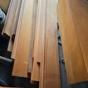 Vintage Brown SPUR Twin Slot Brackets and Wood Shelving - Image 2