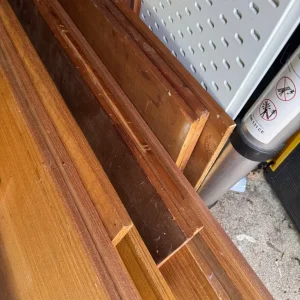 Vintage Brown SPUR Twin Slot Brackets and Wood Shelving - Image 5