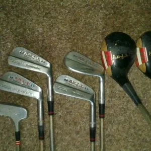 Arthur D'Arcy Bobby Locke Golf Clubs And Vintage Dunlop Golf Club Bag - Image 4