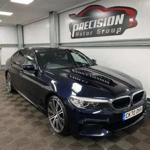 2020 BMW 5 Series 3.0d M Sport Diesel Auto – Full Black Leather, Heated Seats, Navigation, All the Good Stuff