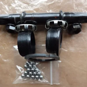 MTB BOTTOM BRACKET ASSEMBLY WITH 126mm BB AND SQUARE PEDALS - Image 3